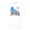 Converse Junior Script Sneaker Gfx Ss T-Shirt Bianca Bambino