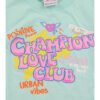 Champion Crewneck T-shirt Verde Bambina