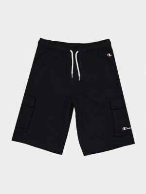 Champion Kids Boys  Athletic Bermuda Garzato Nero Bambini ragazzi
