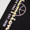 Champion  T-shirt stampa logo Nera Bambina