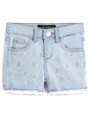 Guess Pantaloncini Blu Denim Bambina