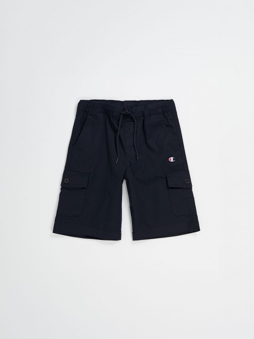 Champion Bermuda Cargo Nero Bambino