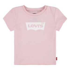 Levi s Batwing T-shirt Rosa Bianca Bambina