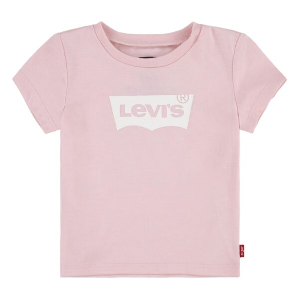 Levi s Batwing T-shirt Rosa Bianca Bambina
