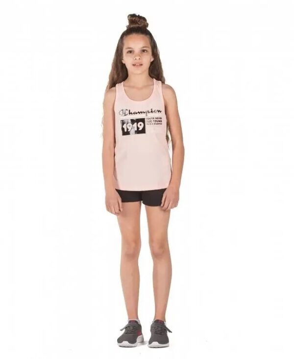 Champion Completo 2 pezzi Rosa Nero Bambina