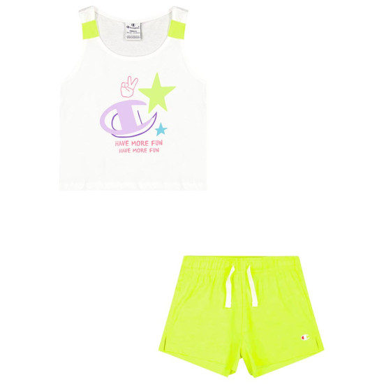 Champion Legacy Fun Club-Tank Top & Shorts Completo Bambine e Ragazze