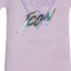Guess Purple Logo Dress Vestito Lilla Bambina