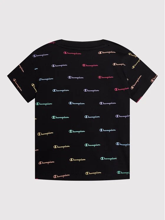 Champion Completo T-shirt e leggings Total Black Bambina