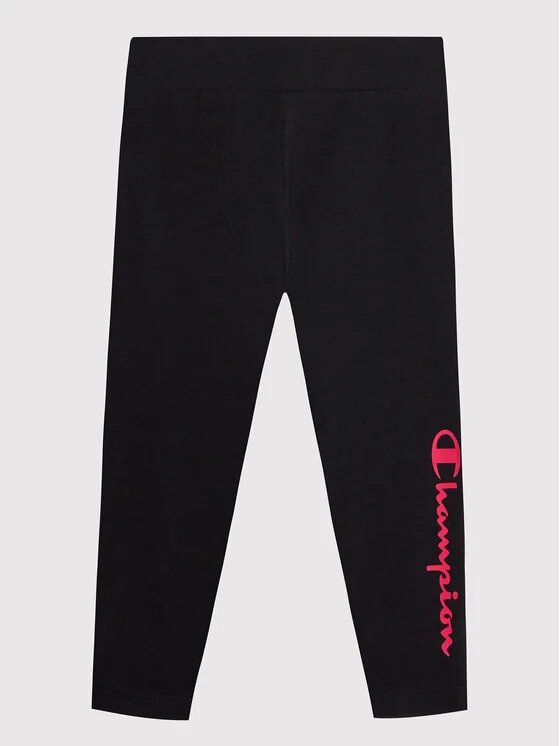 Champion Completo T-shirt e leggings Total Black Bambina