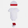 Guess Completo 3 Pezzi Bianco Rosso Bambino