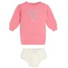 Guess Ls Abito 2 pezzi Rosa Bambina