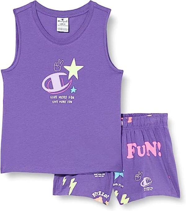 Champion Legacy Fun Club All-over Completo Viola Bambina