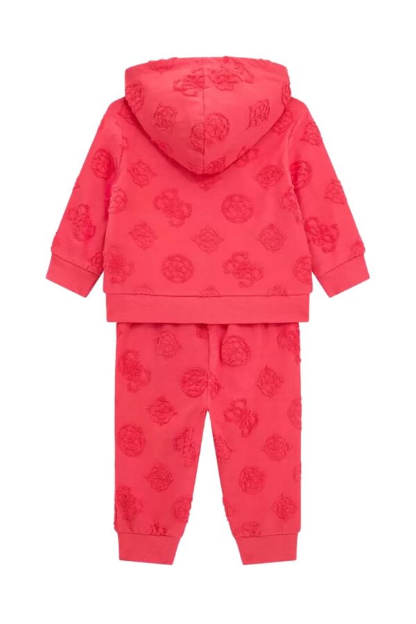 Guess Newborn Completo Tuta Total Pink Bambina