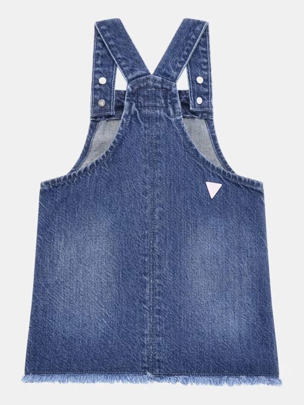 Guess Kids Salopette Gonna Blu denim Bambina