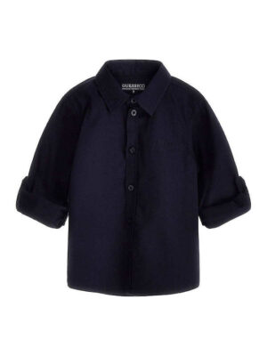 Guess Camicia Regular Fit Nera Bambini