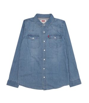 Levi's Kids Barstow Western Camicia in jeans Bambino