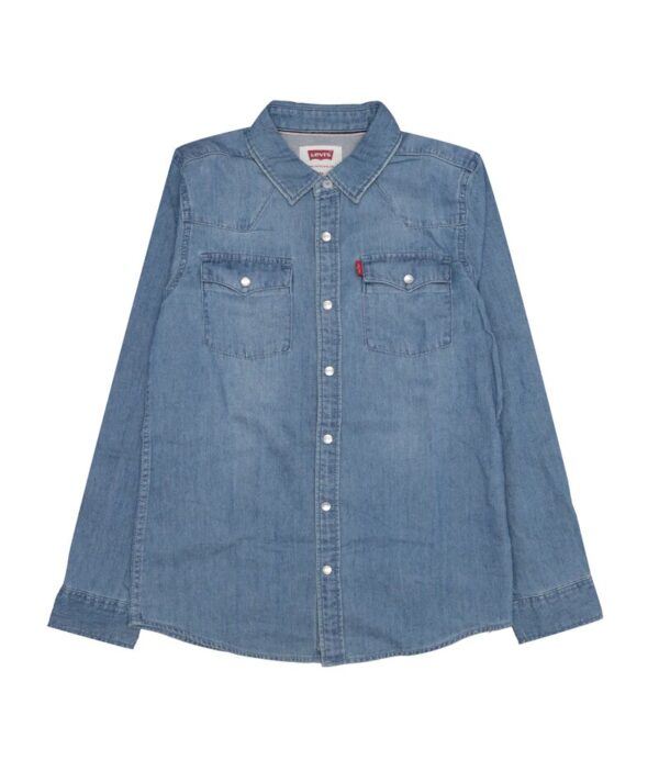 Levi's Kids Barstow Western Camicia in jeans Bambino