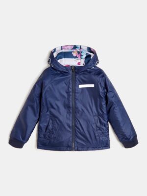 Guess Giubbotto Reversibile Multicolore Bambina