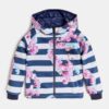 Guess Giubbotto Reversibile Multicolore Bambina
