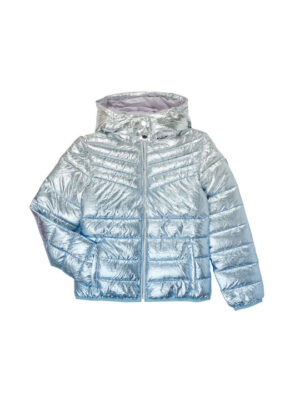 Guess Kids Giubbotto Argento Bambina