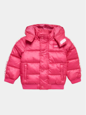 Guess Giubbino Fucsia Con Cappuccio Bambina