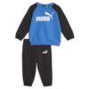 Puma Minicats Ess Raglan Completo Tuta Blu Nero Bambino
