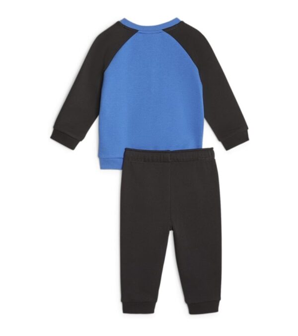 Puma Minicats Ess Raglan Completo Tuta Blu Nero Bambino