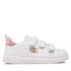 Champion Angel G Ps Scarpe Bianche Rosa Bambina