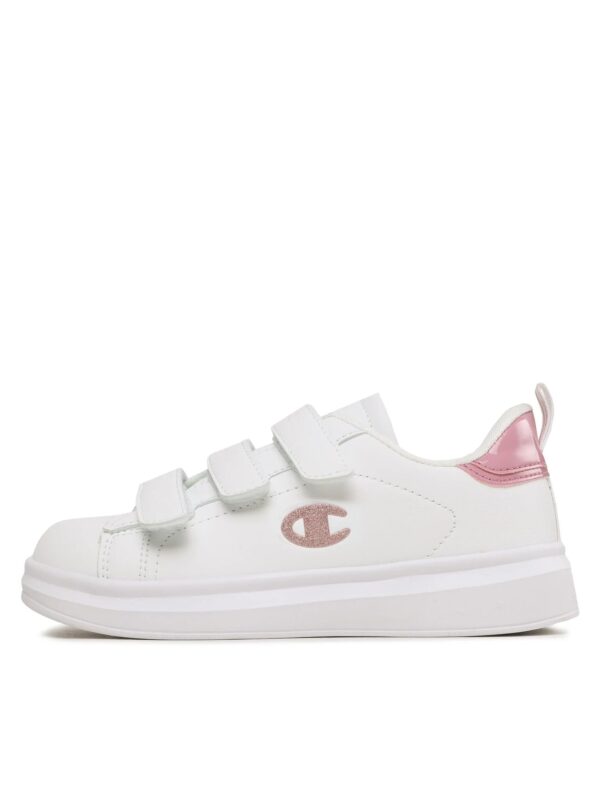 Champion Angel G Ps Scarpe Bianche Rosa Bambina