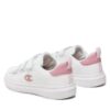 Champion Angel G Ps Scarpe Bianche Rosa Bambina