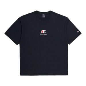 Champion Crewneck T-Shirt Nera Uomo