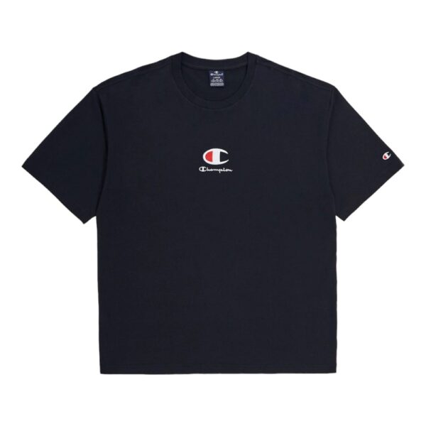 Champion Crewneck T-Shirt Nera Uomo