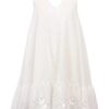 Imperial Abito Smanicato Total White Bambine Ragazze
