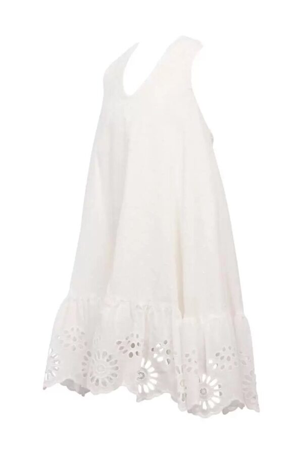 Imperial Abito Smanicato Total White Bambine Ragazze