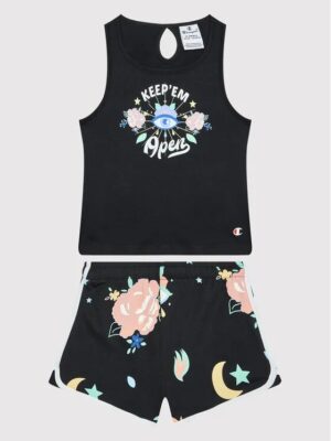 Champion Kids Set Total Black Bambina