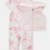 Guess Completo 2 pezzi Bianco Rosa Bambina