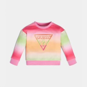 Guess Kids Felpa Girocollo Multicolore Bambina