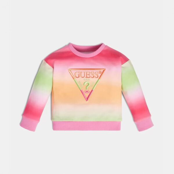 Guess Kids Felpa Girocollo Multicolore Bambina