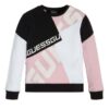 Guess Felpa Girocollo Multicolore Bambine Ragazze