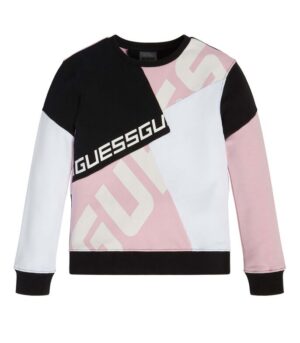 Guess Felpa Girocollo Multicolore Bambine Ragazze