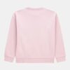 Guess SweaT-shirt logo Icon strass Felpa Rosa Bambina