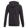 Adidas Linear Hoodie Felpa Chiusura Zip Nera Bambina