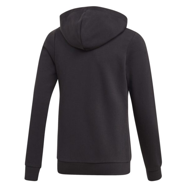 Adidas Linear Hoodie Felpa Chiusura Zip Nera Bambina