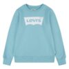 Levi's Kids Sweater Bawing Met Logo Felpa Girocollo Azzurra Bambine Ragazze
