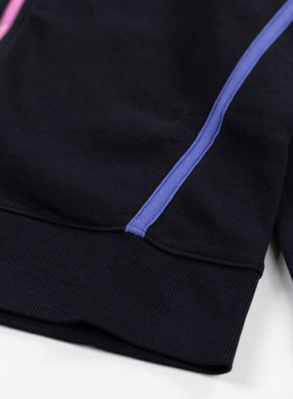 Champion Felpa Bambina con Cappuccio Tape Colorati