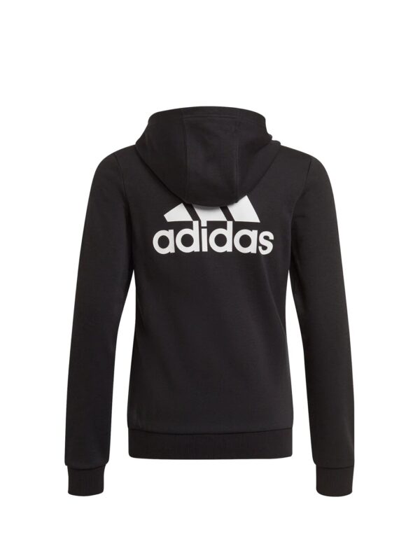 Adidas Essentials Track Felpa Con Cappuccio Nera Bambine Ragazze