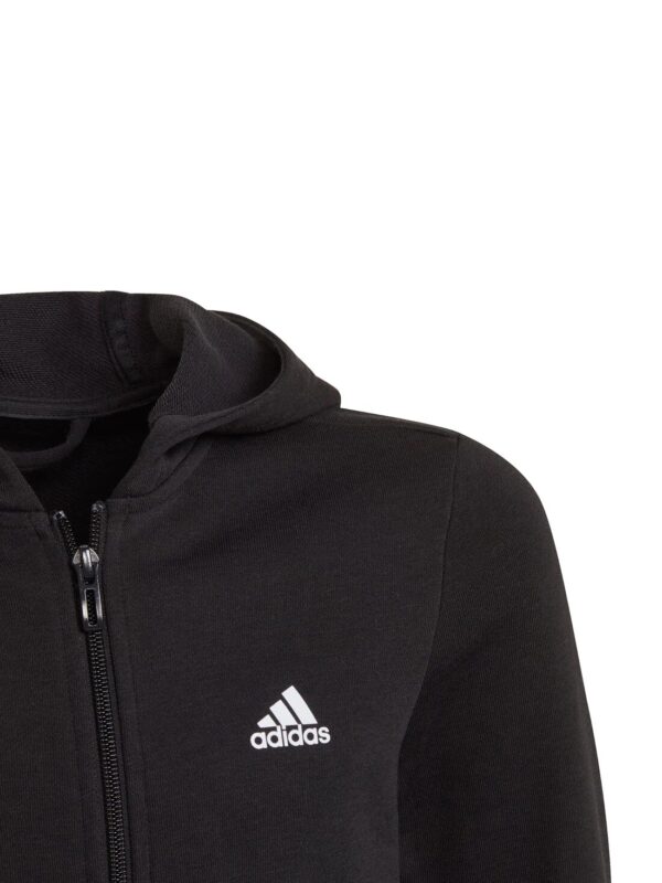 Adidas Essentials Track Felpa Con Cappuccio Nera Bambine Ragazze
