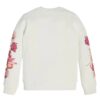 Guess Front Logo Sweatshirt Felpa Girocollo Bianca Bambina