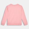 Guess Regular Fit Felpa Girocollo Rosa Bambina