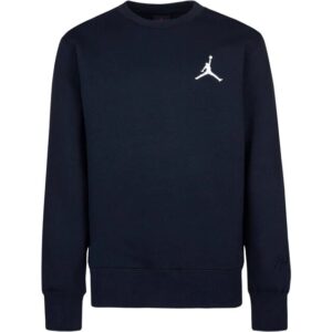 Jordan Essentials Crew Felpa Girocollo Nera Bambino